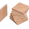 10 plaques 10 x 10 x 1 cm - Barres centaines Base 10 bois naturel