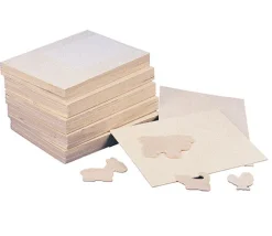 10 Plaques fines en bois contreplaqué 33 x 24 cm