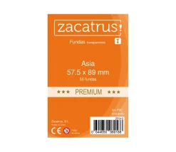 55 protèges cartes 57.5 x 89 mm sleeves Asia Premium