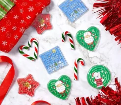 48 puzzles de labyrinthe décor Noël enfant
