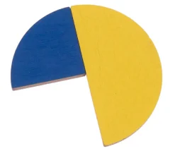 3 Puzzles fractions et portions en bois