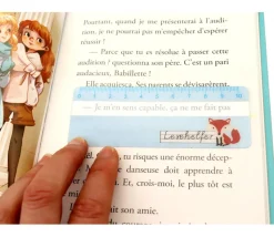 6 Règles d'aide à la lecture renard 11 x 4 cm