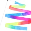 3 Rubans arc en ciel de 2 mètres - gymnastique rythmique