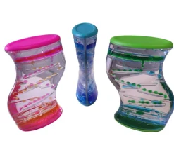 3 sabliers sensoriels zigzag