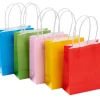 25 Sacs colorés en papier avec anse à garnir