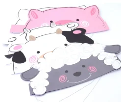 6 serres-tête Animaux double face