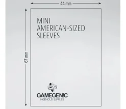 50 sleeves pour cartes 42 x 65 mm mini américain pochette sleeves