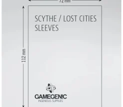 60 sleeves pour cartes 70 x 110 mm Scythe et Lost Cities pochette sleeves