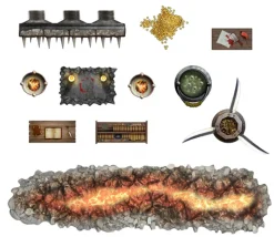 100 Stickers repositionnables décorations plateaux de jeux Battle Mat