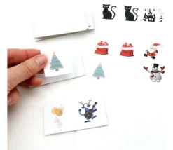 24 tuiles dominos 75 x 37 mm carton rigide blanc/gris vierge tuiles à personnaliser