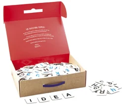 216 tuiles Lettres alphabet pour jeux et activités éducatives
