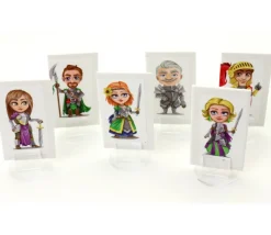 6 Tuiles personnages 