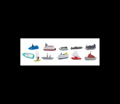 11 véhicules bateaux figurines de jeux 