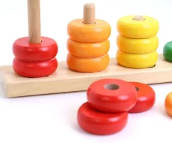 Abaque tout en bois : 1 2 3 4 5 - 27 cm