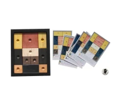 Ane rouge en bois - jeu casse tête