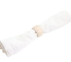 Anneau en bois naturel à personnaliser - Ø 35 mm - 20 mm de haut