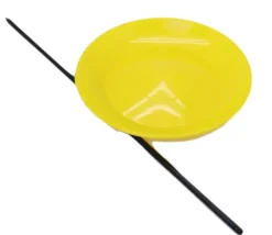 Assiette chinoise de jonglage avec bâton