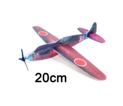 Avion planeur 19 cm en polystyrène