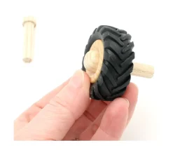 Axe 40 x 12 mm pour roue de tracteur - tenon corps d'essieu