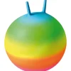 Ballon sauteur 50 cm avec poignets arc-en-ciel