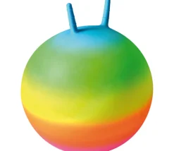 Ballon sauteur 50 cm avec poignets arc-en-ciel