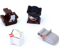 Bateau de pirate en bois - 16 x 14 x 10 mm