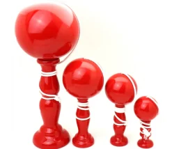 Bilboquet bois géant 31 cm jeu traditionnel