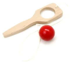 Bilboraquette 16 cm en bois avec boule