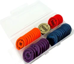 Boite 4 compartiments 130x76x18 mm plastique transparente vide