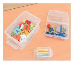 Boite 80 x 110 x 40 mm MINI plastique transparent vide