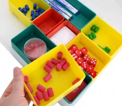 Boite A4 avec 8 bacs modulables de 325 x 255 x H 52 mm