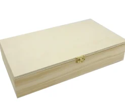 Boite bois 6 compartiments 29.4 x 16 x 6 cm pour accessoires de jeux