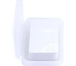 Boite clips mini transparente 91x66x21 mm vide