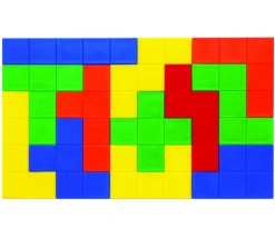Boite de 60 pentaminos en 5 couleurs