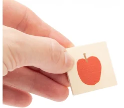 Boite jeu tri des images - chenille qui fait des trous