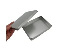 Boite métal A6 pour 2 jeux cartes à jouer et accessoires 162 x 112 x 20 mm