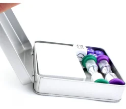 Boite métal carrée personnalisée avec votre image