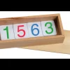 Boite nombre Montessori 1 à 9000