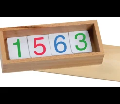 Boite nombre Montessori 1 à 9000