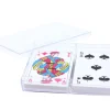 Boite plastique double cristal pour 2 jeux 54 cartes à jouer vide