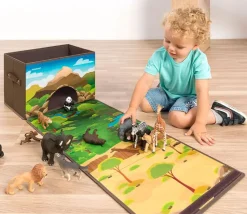 Boite rangement tapis de jeu Forêt jungle