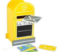 Boîte aux lettres en bois avec accessoires - jeu poste