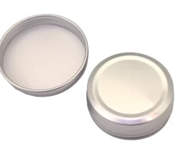 Boîte ronde Ø 5.2 cm aluminium avec couvercle à vis métal