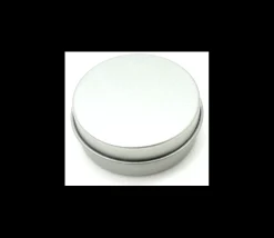 Boîte ronde métal Ø 4.3 cm avec couvercle hermétique