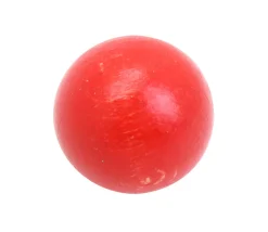 Boule 2.5 cm couleur rouge en bois - bille hêtre diamètre 25 mm