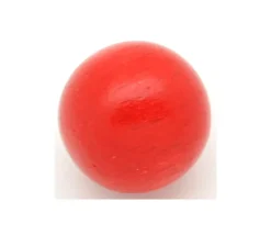 Boule 2 cm couleur rouge en bois - bille hêtre diamètre 20 mm