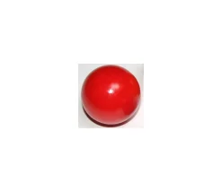 Boule 4 cm couleur rouge en bois - grosse bille hêtre diamètre 40 mm