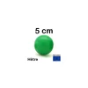 Boule 5 cm couleur verte en bois - bille hêtre diamètre 50 mm