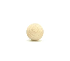 Boule 2.5 cm en bois - bille hêtre diamètre 25 mm