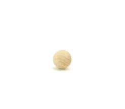 Boule 1.5 cm en bois - bille hêtre diamètre 15 mm